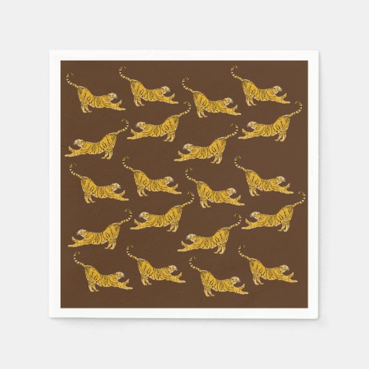 Bengalische Tiger Custom Serviette (Vorderseite)