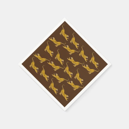 Bengalische Tiger Custom Serviette (Ecke)