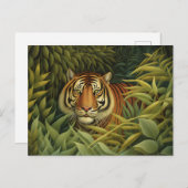 Bengalische Tiger Digitale Kunst Postkarte (Vorne/Hinten)