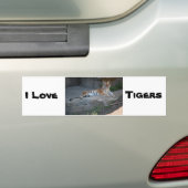 Bengalische Tiger-Liebe Autoaufkleber (Auf Auto)