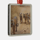Bengalische Tiger Silbernes Ornament (Rechts)