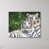 Bengalische Tiger Wrapped Canvas Leinwanddruck (Vorderseite)