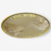 Bengalische Tigers Gold Coin, Paper Teller (Schrägansicht)