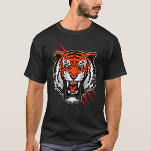 Bengalische Tigerstreifen-Maske T-Shirt