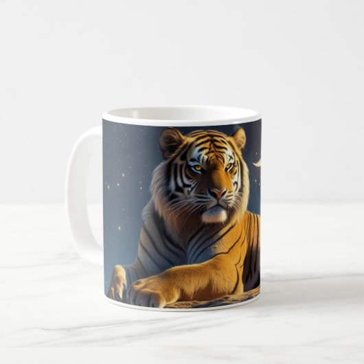 Bengalische TigerTasse Kaffeetasse (Vorderseite Links)