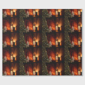 Bengalische Weihnachten Geschenkpapier (Flach)