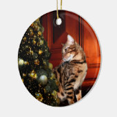 Bengalische Weihnachten Keramik Ornament (Links)