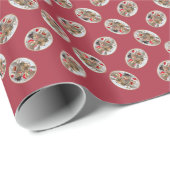 Bengalische Weihnachtsgeschenke und Bekleidung Geschenkpapier (Rolleneckpunkt)