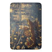 Bengalische Weihnachtsreise Badematte (Vorderseite Vertikal)