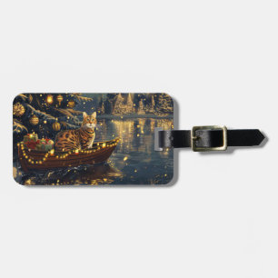 Bengalische Weihnachtsreise Gepäckanhänger