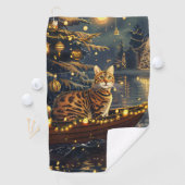 Bengalische Weihnachtsreise Golfhandtuch (Insitu)