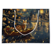 Bengalische Weihnachtsreise Große Geschenktüte (Vorderseite)