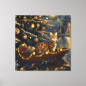 Bengalische Weihnachtsreise Leinwanddruck (Vorderseite)