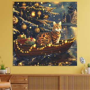 Bengalische Weihnachtsreise Leinwanddruck