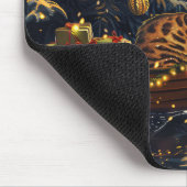 Bengalische Weihnachtsreise Mousepad (Ecke)