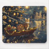 Bengalische Weihnachtsreise Mousepad (Vorne)