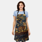 Bengalische Weihnachtsreise Schürze (Getragen)