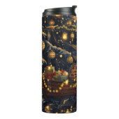 Bengalische Weihnachtsreise Thermosbecher (Nach links gedreht)