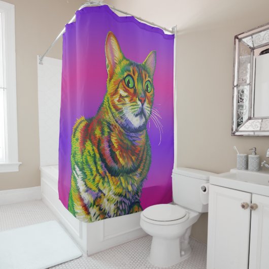 Bengalischer Blick auf Sie Duschvorhang (Beispiel)