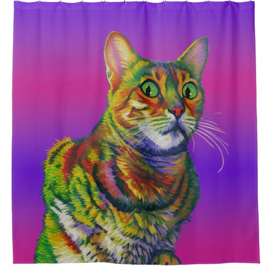 Bengalischer Blick auf Sie Duschvorhang (Vorderseite)