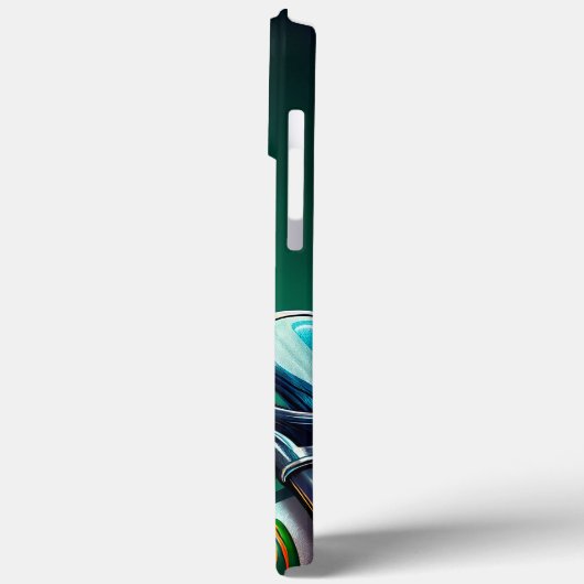 Bengalischer Cat Drike St. Patrick's Day Case-Mate iPhone Hülle (Rückseite / Links)