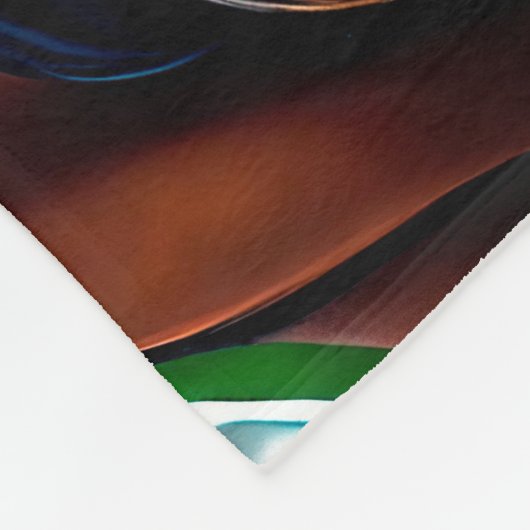 Bengalischer Cat Drike St. Patrick's Day Fleecedecke (Ecke)