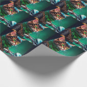 Bengalischer Cat Drike St. Patrick's Day Geschenkpapier (Ecke)