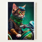 Bengalischer Cat Drike St. Patrick's Day Planer (Rückseite)