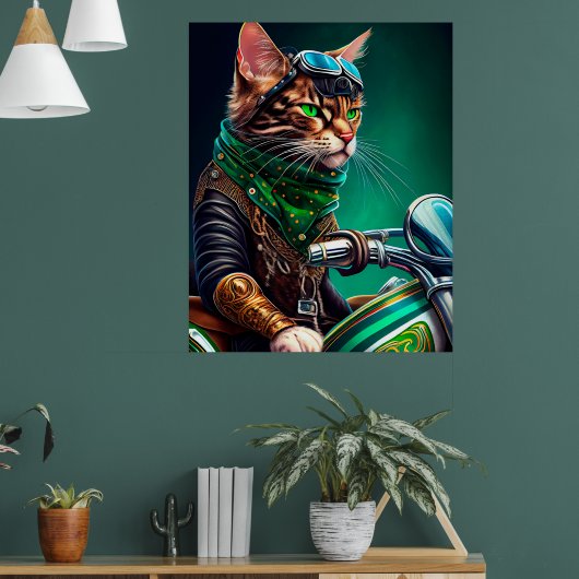 Bengalischer Cat Drike St. Patrick's Day Poster (Wohnzimmer 1)