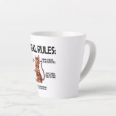 Bengalischer Cat Lover Geschenke Katzenbesitzer Ro Milchtasse (Rechte Ecke)