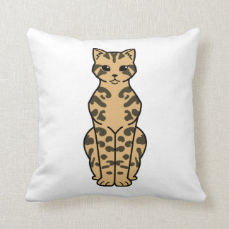 Bengalischer Katzen-Cartoon Kissen