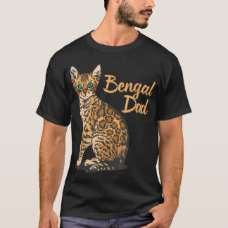 Bengalischer Katzen-Vater I Haustierfreund T-Shirt