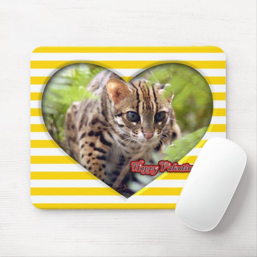 Bengalischer KatzeValentine Mousepad (Mit Mouse)