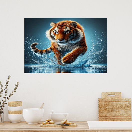 Bengalischer Ocean Dance Poster (Küche)