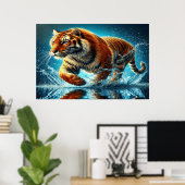 Bengalischer Ozeanschlag Poster (Heimbüro)