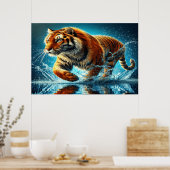 Bengalischer Ozeanschlag Poster (Küche)