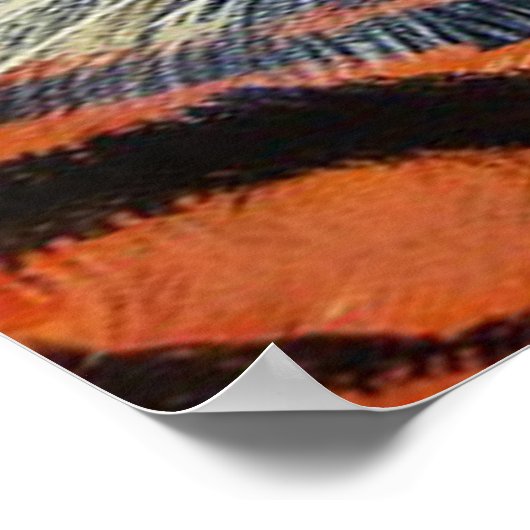 Bengalischer Tiger, der dir ein Poster Zeichne (Ecke)