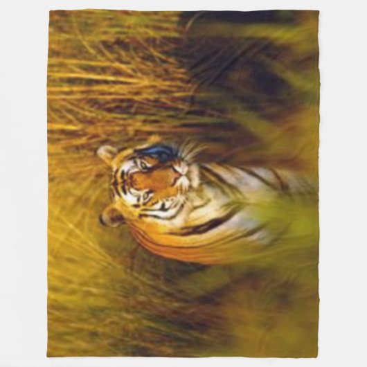 BENGALISCHER TIGER FLEECEDECKE (Vorderseite)