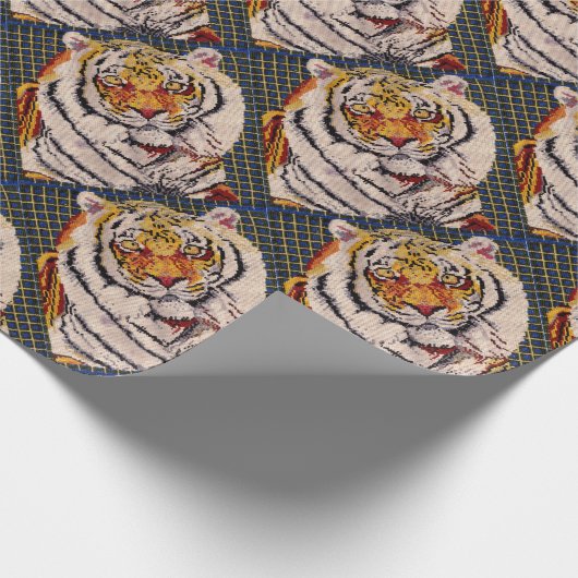 Bengalischer Tiger Geschenkpapier (Ecke)