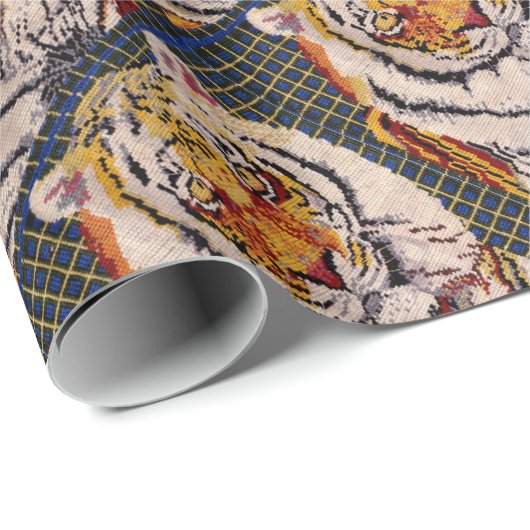 Bengalischer Tiger Geschenkpapier (Rolleneckpunkt)