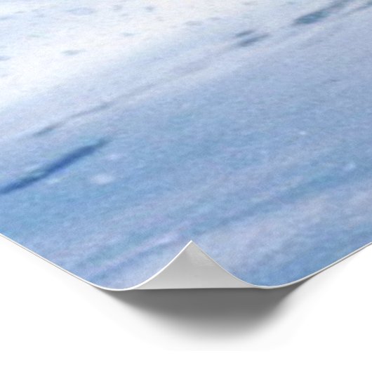 Bengalischer Tiger im Ozean Poster (Ecke)