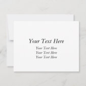 Bengalischer Tiger-kundengerechte Stylized Einladung (Rückseite)