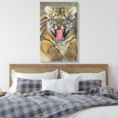 Bengalischer Tiger Leinwanddruck (Insitu (Schlafzimmer))