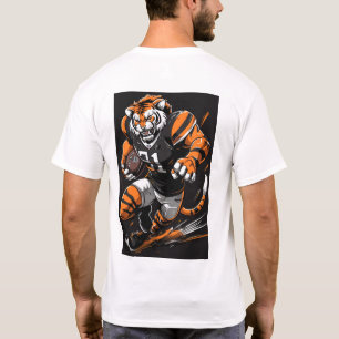 Bengalischer Tiger-Mascot-T - Shirt