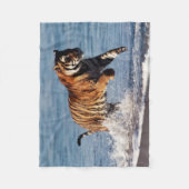Bengalischer Tiger (Panthera der Tigris) Fleecedecke (Vorderseite)
