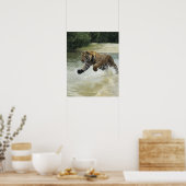 Bengalischer Tiger (Panthera tigris tigris) Auflad Poster (Küche)