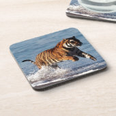 Bengalischer Tiger (Panthera Tigris) Untersetzer (Linke Seite)