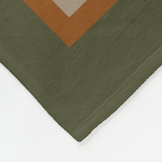 Bengalischer Tiger, personalisierte Fleecedecke (Ecke)