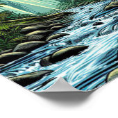 BENGALISCHER TIGER POSTER (Ecke)