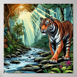 BENGALISCHER TIGER POSTER